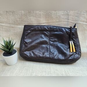 Oroton Leather shoulder bag by Anne Klein / Vintage.